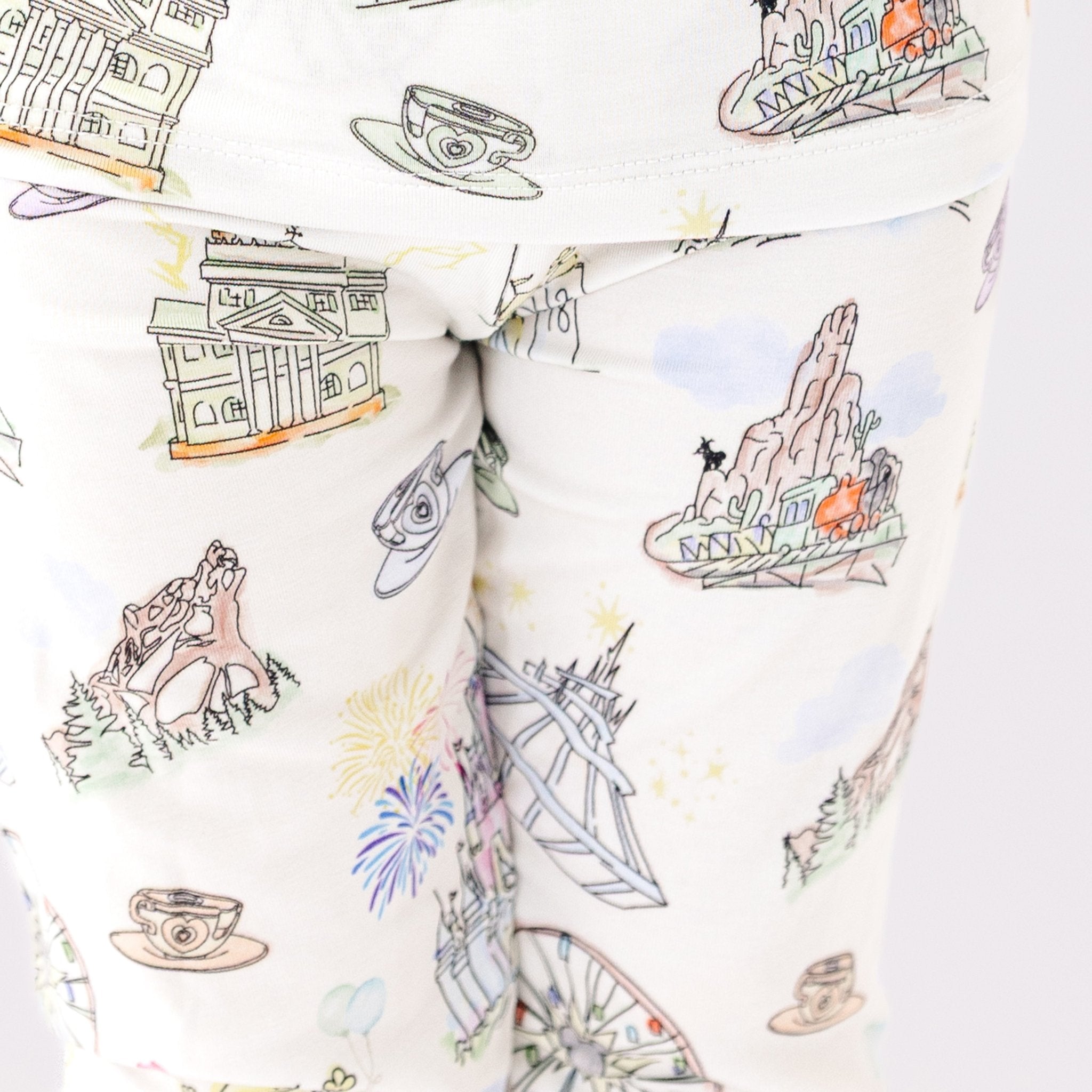 Dream Land Long Sleeve Pajamas - Bam & Stitch
