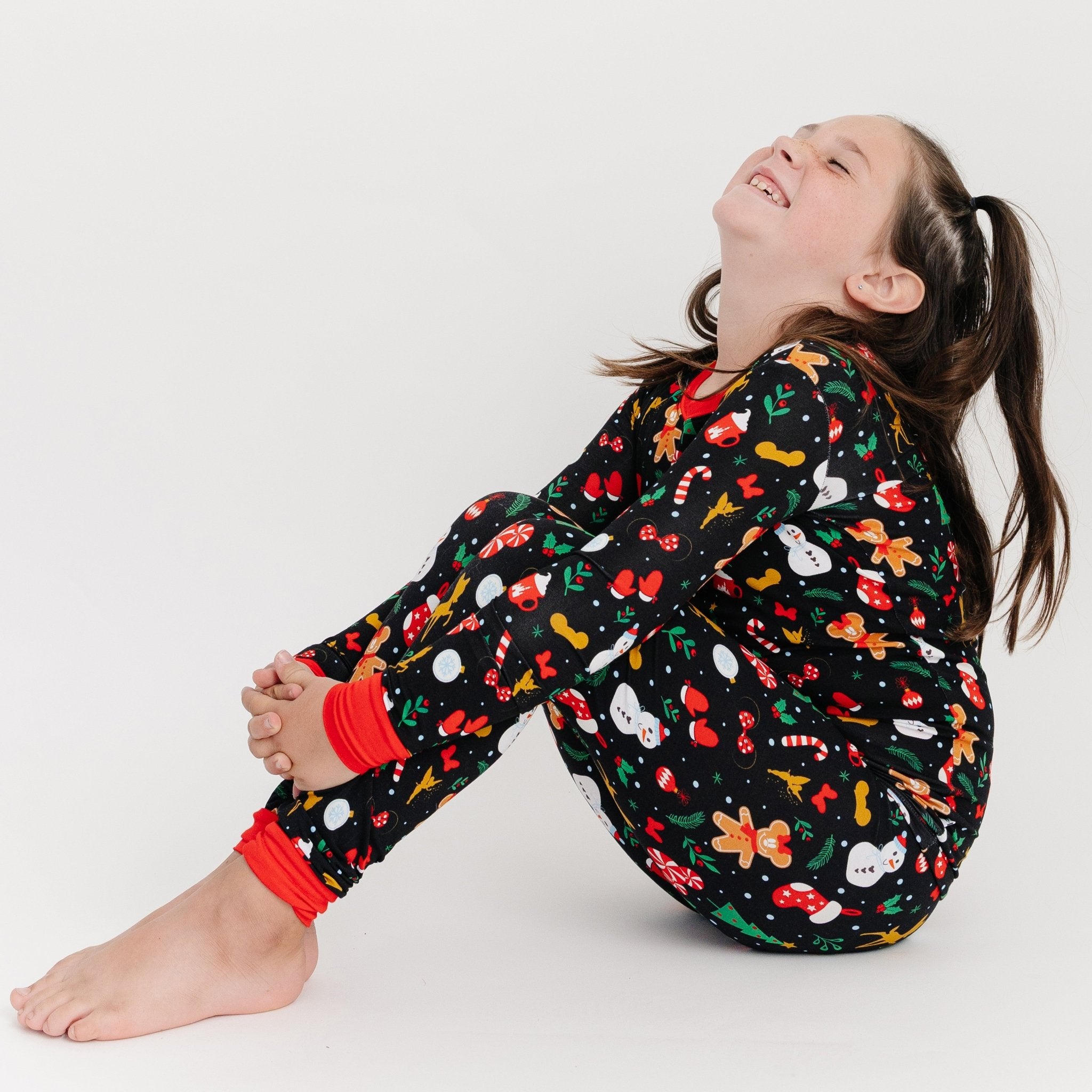 Enchanted Holiday Long Sleeve Pajamas | Holiday PJs | Bam & Stitch