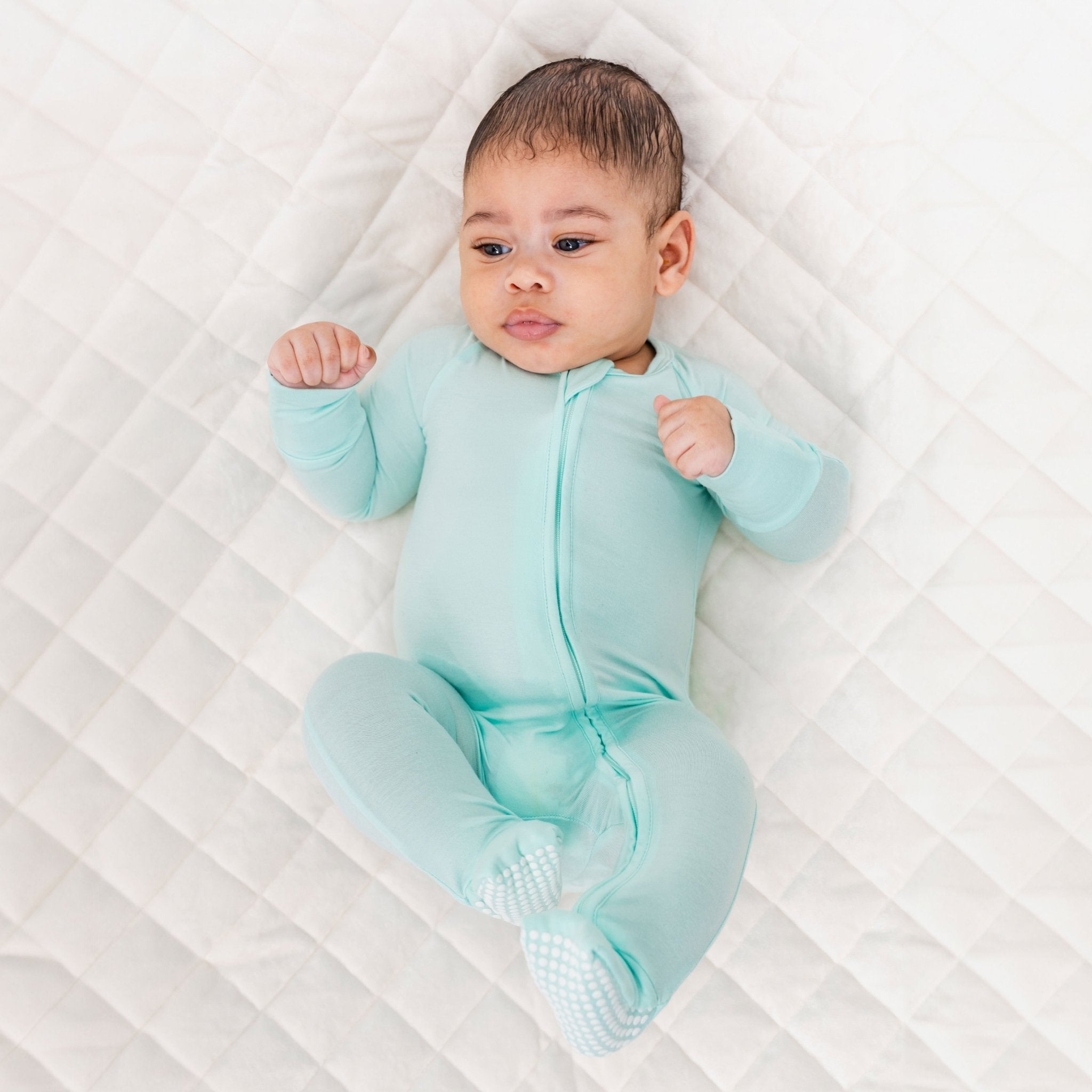 Bamboo Romper for Infants | Ocean Blue | Shop Bam & Stitch
