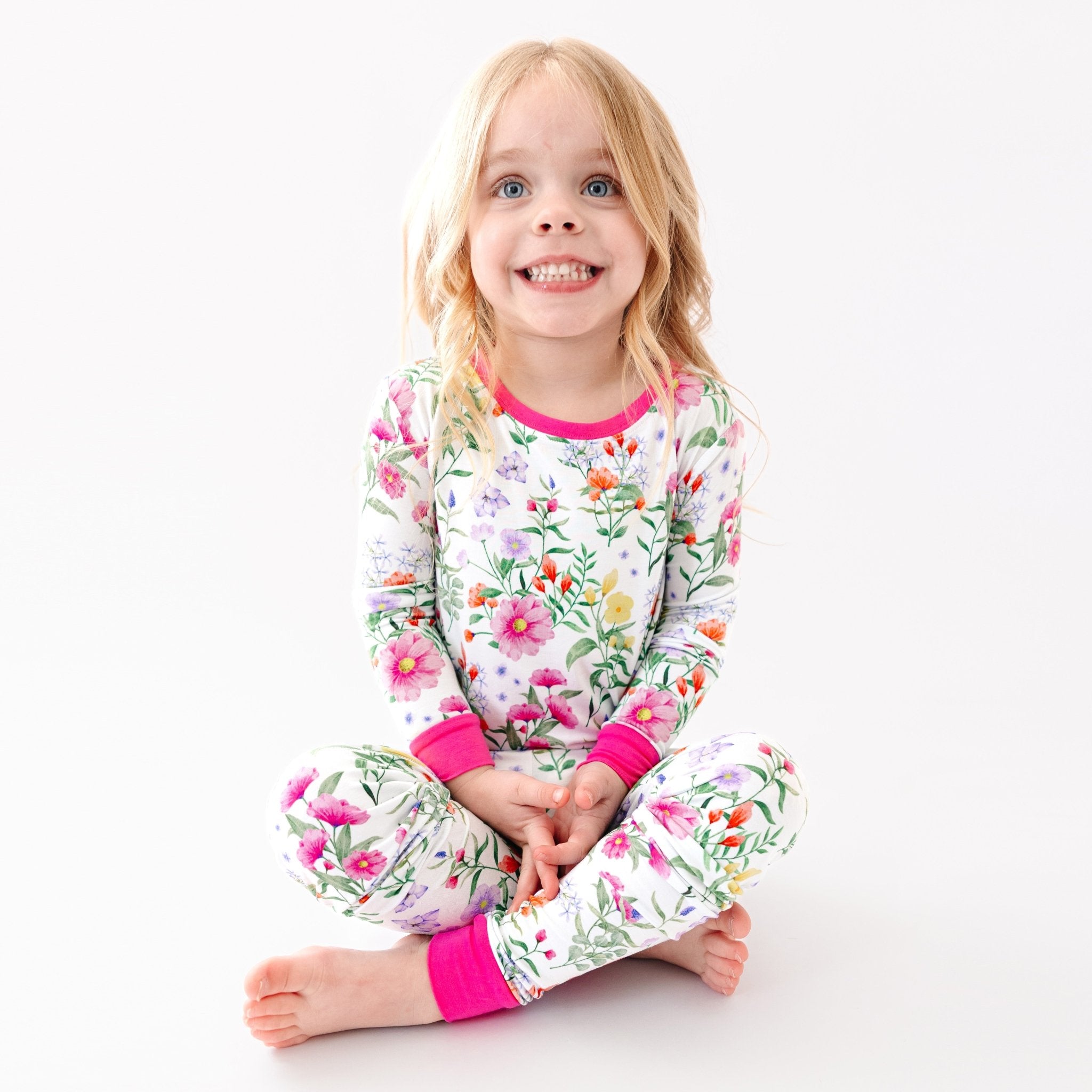 Petal & Play Long Sleeve Pajamas - Bam & Stitch