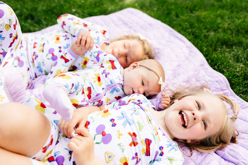 Baby and toddler bamboo rompers and pajamas