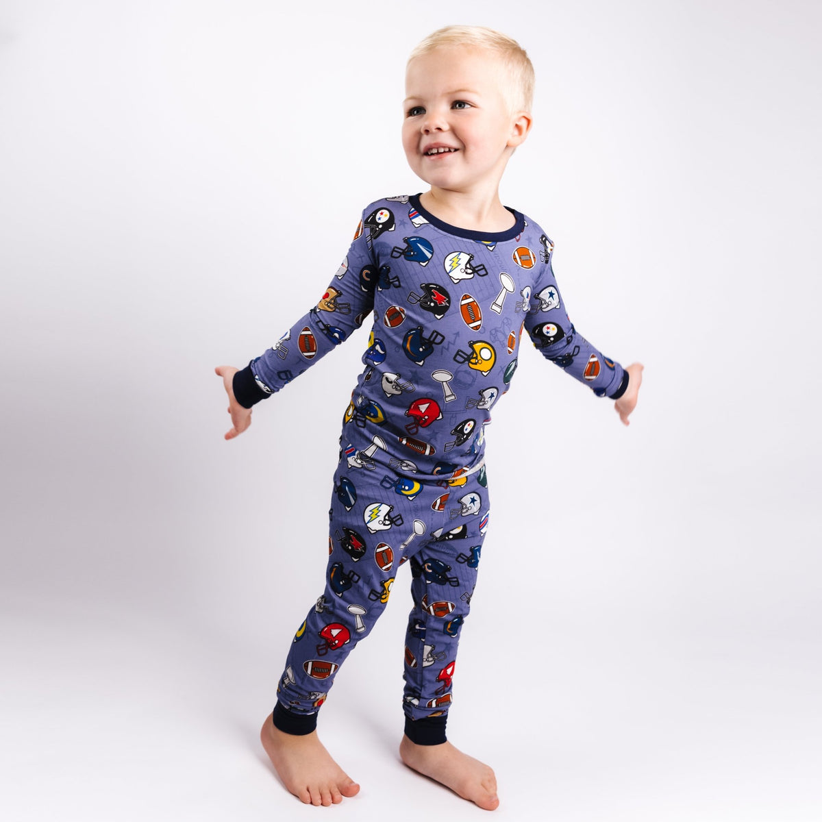 Sunday Huddle Long Sleeve Pajamas - Bam & Stitch