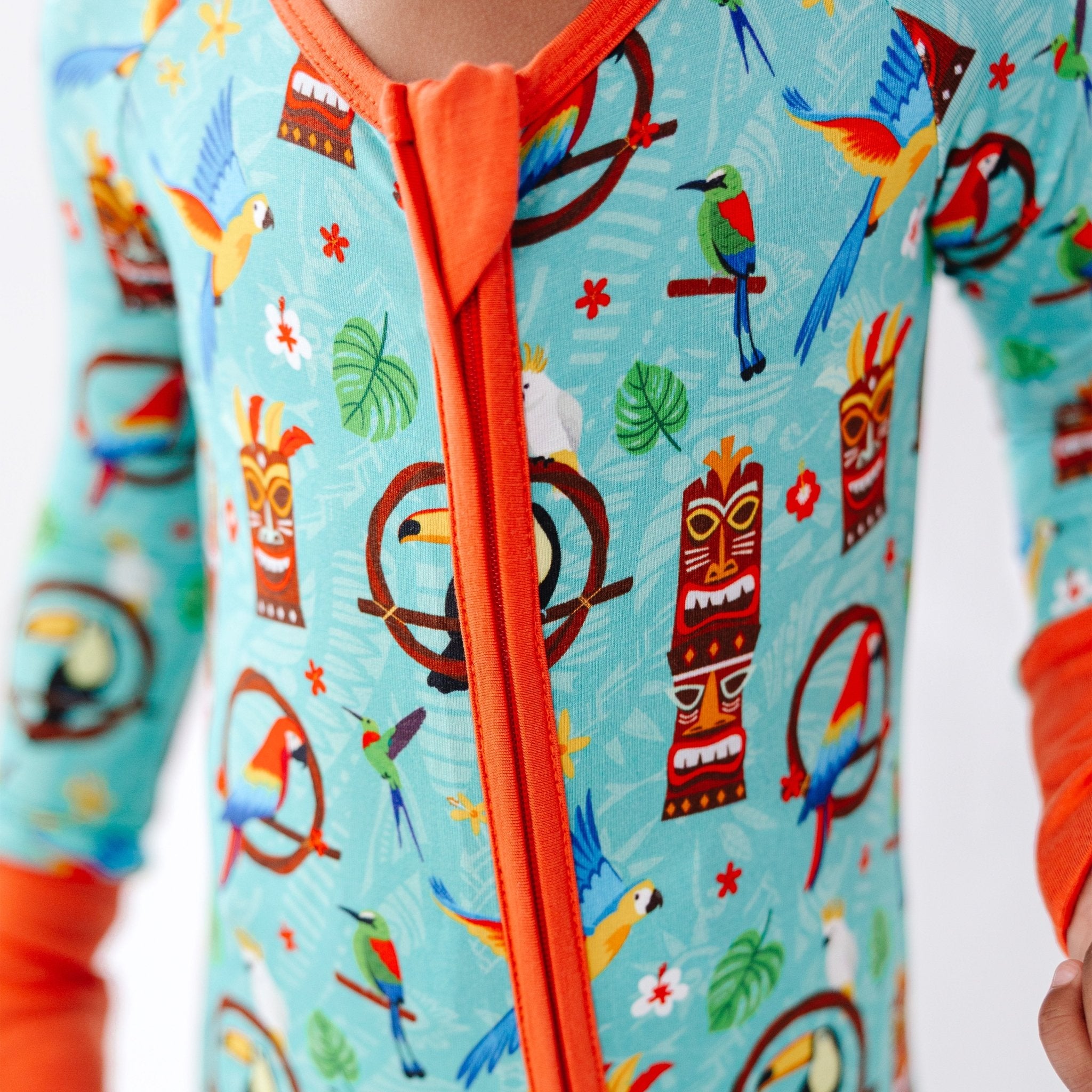 Tiki Party Convertible Romper - Bam & Stitch