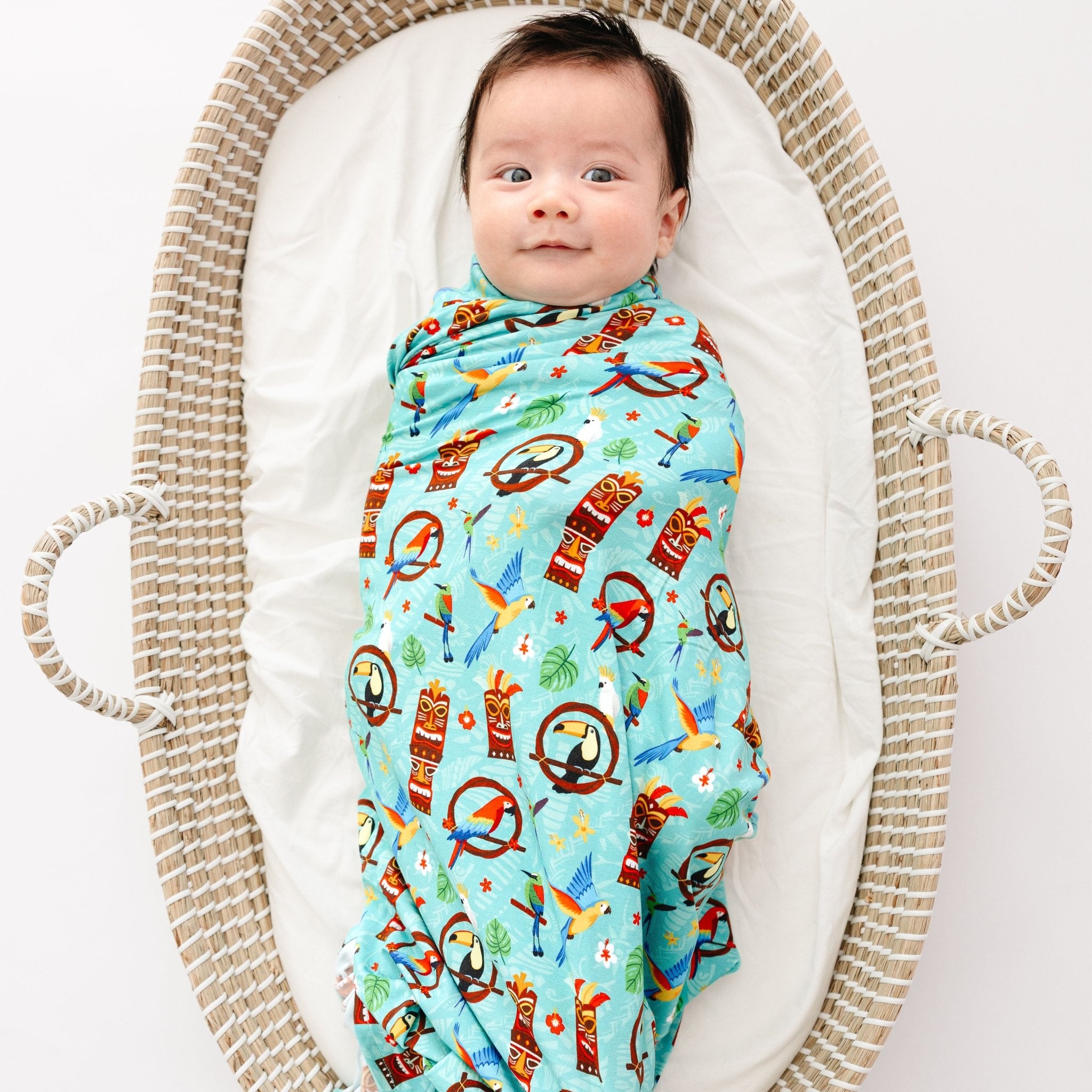 Tiki Party Swaddle - Bam & Stitch