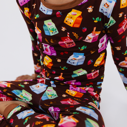 All the Milks! Two-Piece Long Sleeve Pajama Set