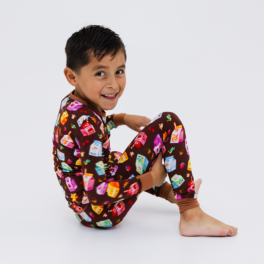 All the Milks! Two-Piece Long Sleeve Pajama Set