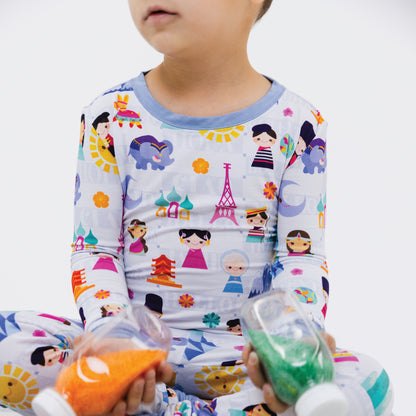 Children of the World Two-Piece Long Sleeve Pajama Set