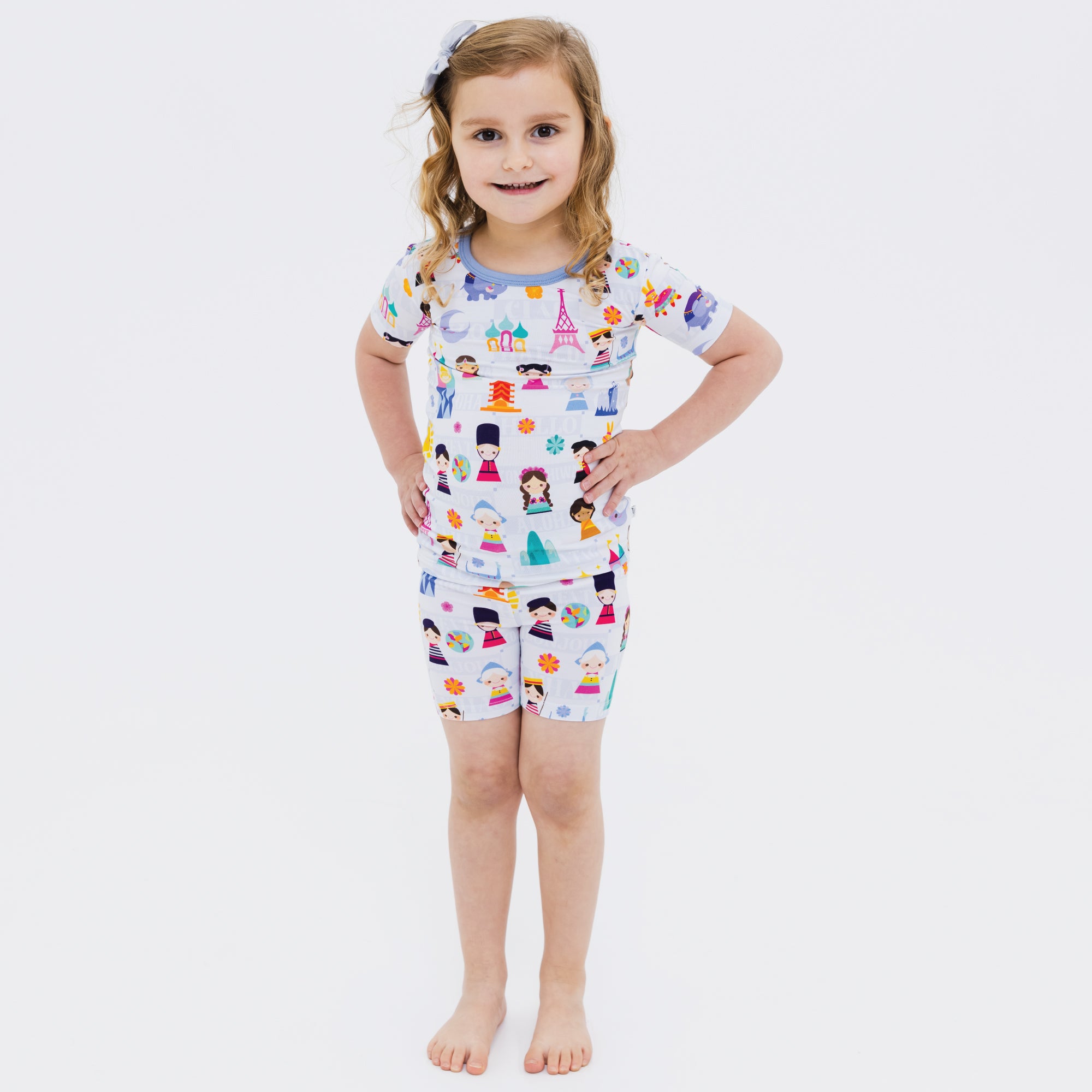 Children of the World Two-Piece Short Sleeve Pajama Set