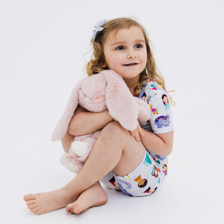 Children of the World Two-Piece Short Sleeve Pajama Set