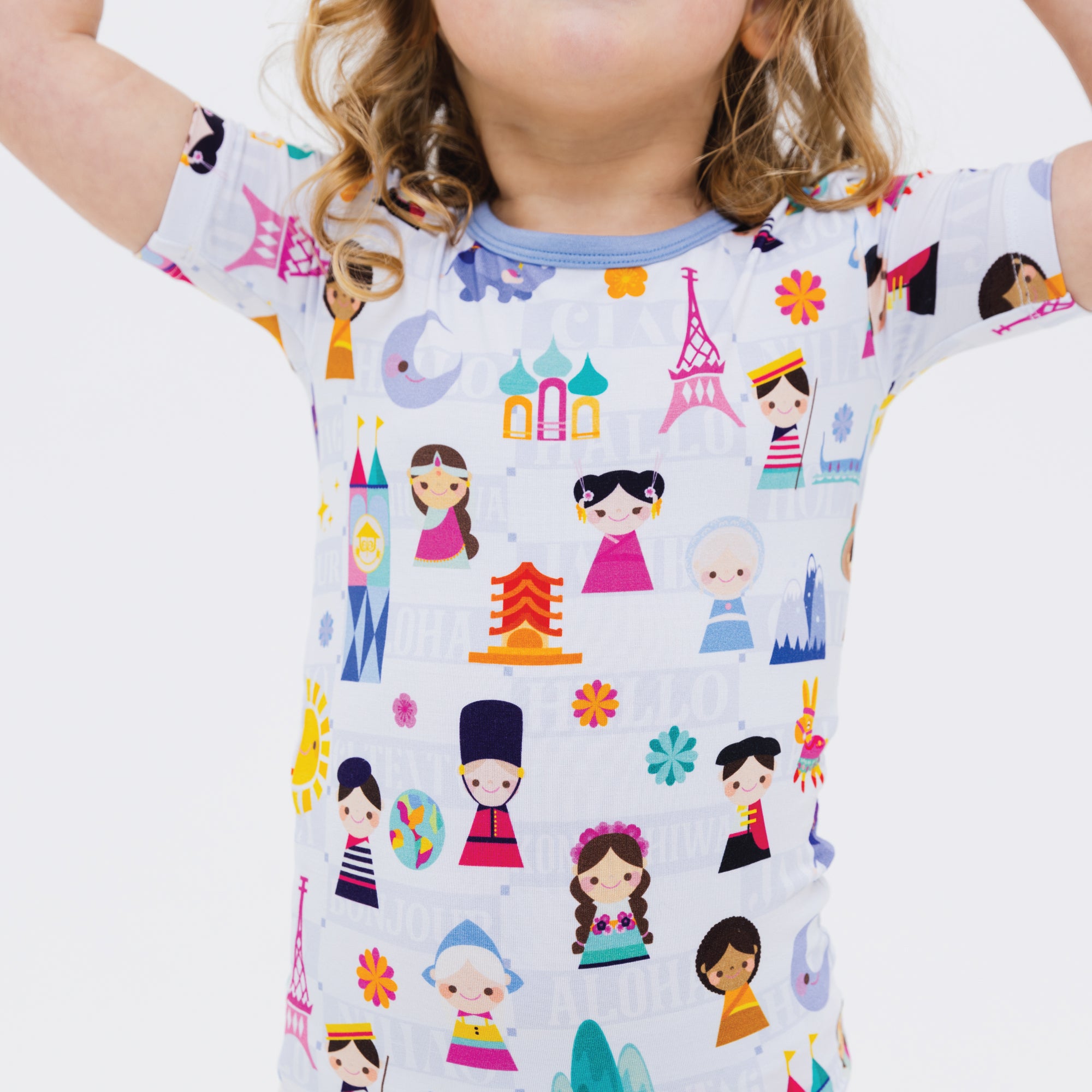 Children of the World Two-Piece Short Sleeve Pajama Set