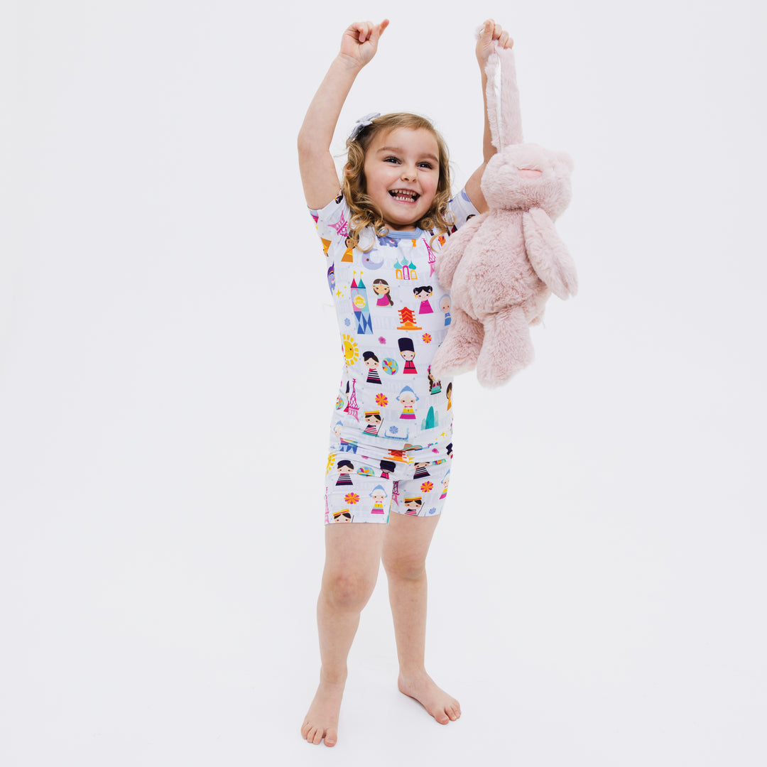 Children of the World Two-Piece Short Sleeve Pajama Set