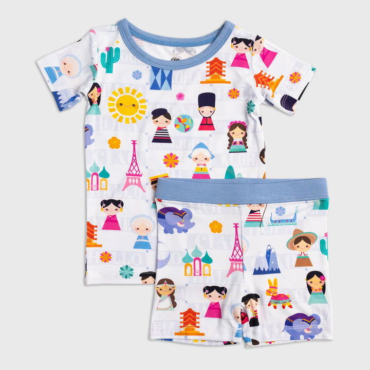 Children of the World Two-Piece Short Sleeve Pajama Set