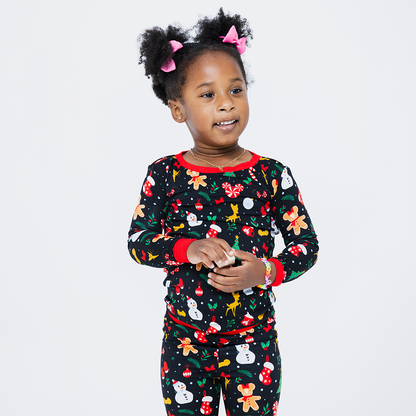 Enchanted Holiday Two-Piece Long Sleeve Pajama Set