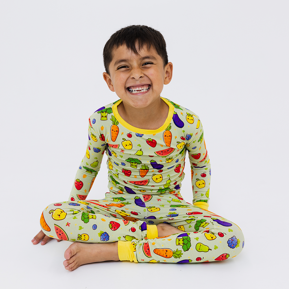 Farm Fresh Two-Piece Long Sleeve Pajama Set