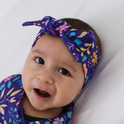 Orchid Gardens Bow Headband