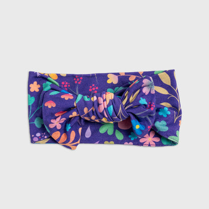 Orchid Gardens Bow Headband