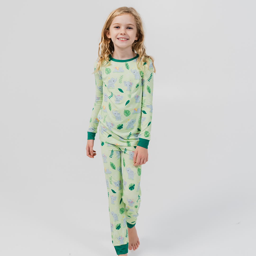 Playfully Strong Two-Piece Long Sleeve Pajama Set