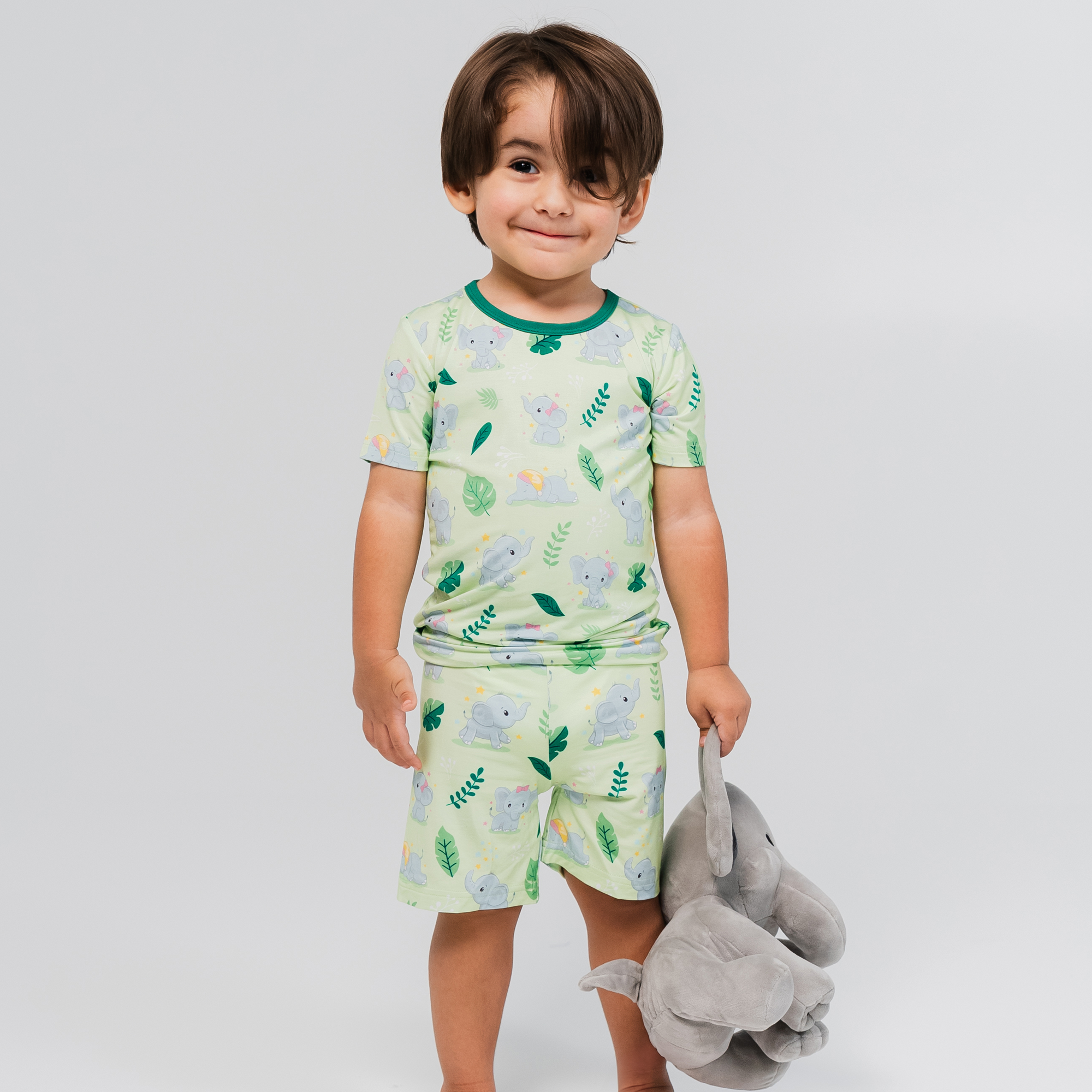 Playfully Strong Two-Piece Short Sleeve Pajama Set