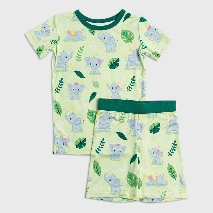 Playfully Strong Two-Piece Short Sleeve Pajama Set