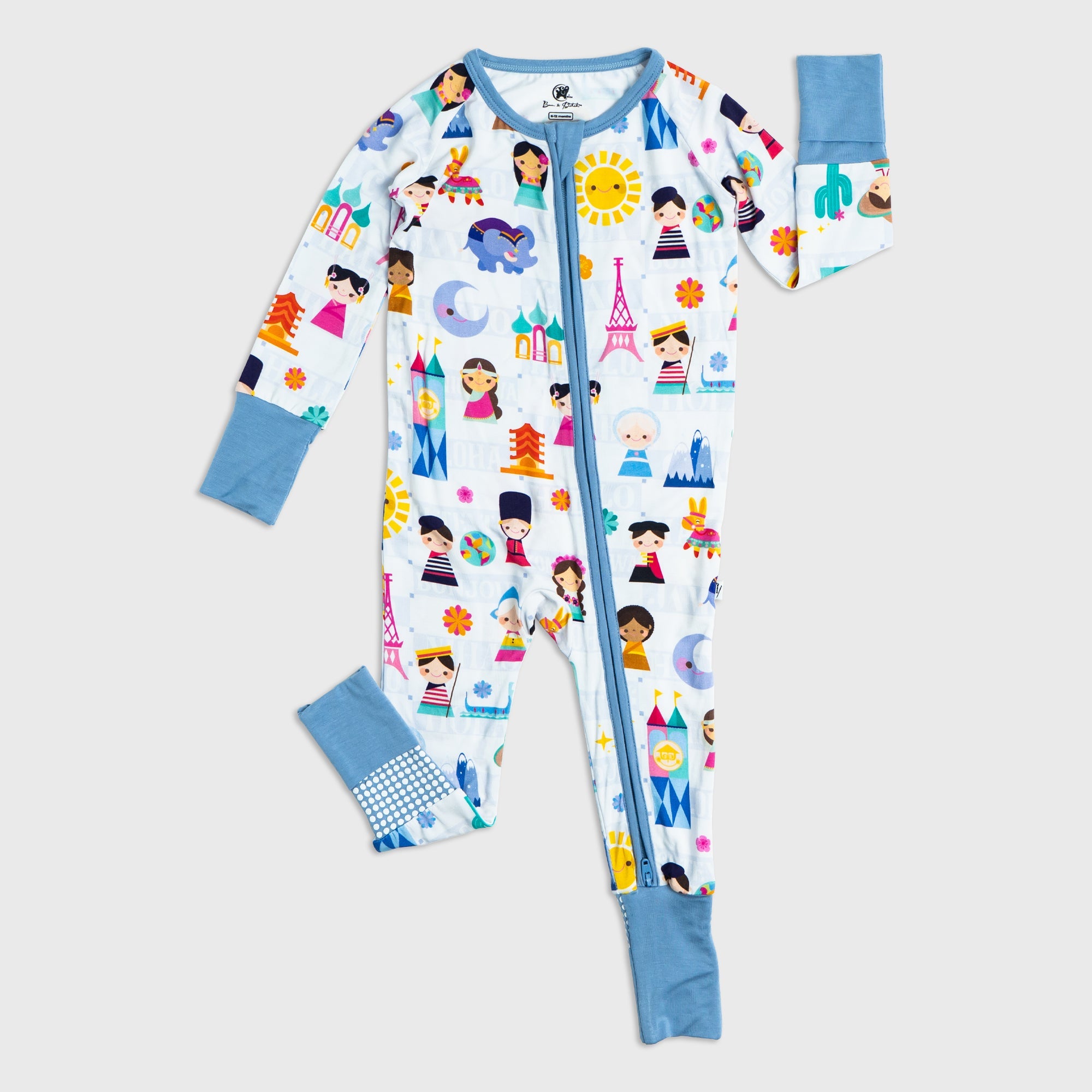 Children of the World Convertible Romper | Bamboo PJs | Bam & Stitch