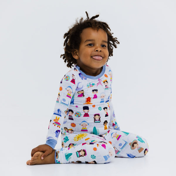 Children of the World Long Sleeve Pajamas | Bamboo PJs | Bam & Stitch
