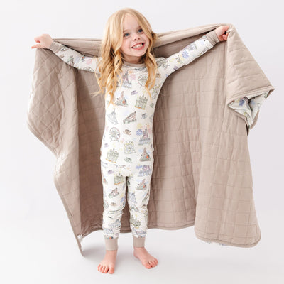 Dream Land Kids Blanket - Bam & Stitch