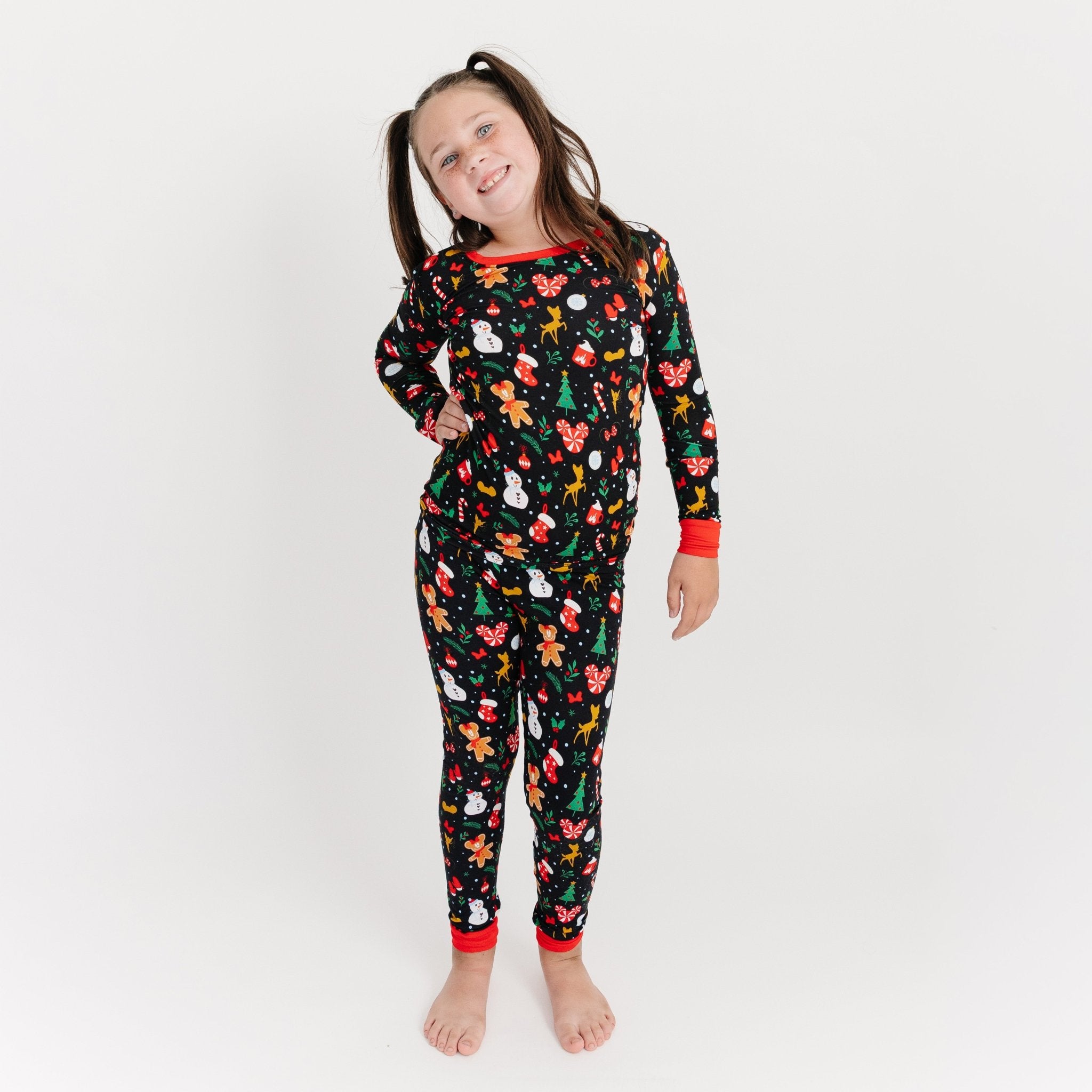 Enchanted Holiday Long Sleeve Pajamas | Holiday PJs | Bam & Stitch Enchanted Holiday Long Sleeve Pajamas | Holiday PJs | Bam & Stitch