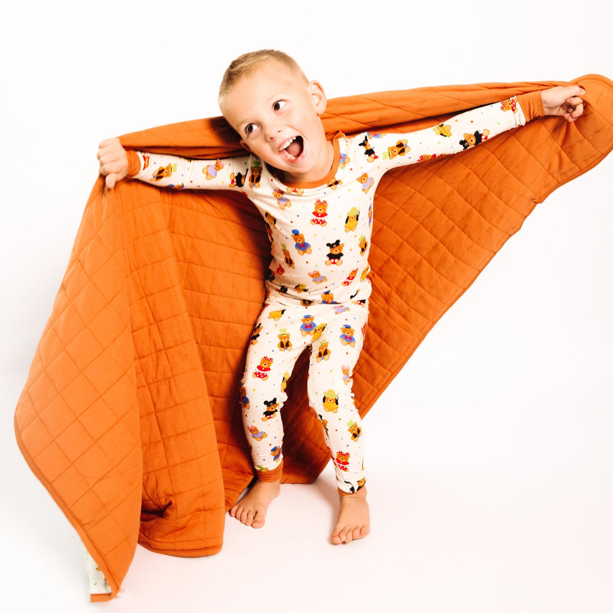 Main Street Bears Kids Blanket - Bam & Stitch