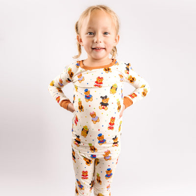 Main Street Bears Long Sleeve Pajamas - Bam & Stitch