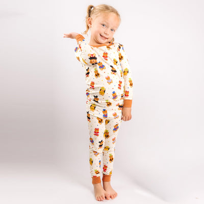 Main Street Bears Long Sleeve Pajamas - Bam & Stitch