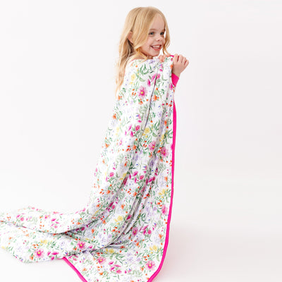 Petal & Play Kids Blanket - Bam & Stitch