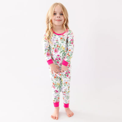 Petal & Play Long Sleeve Pajamas - Bam & Stitch