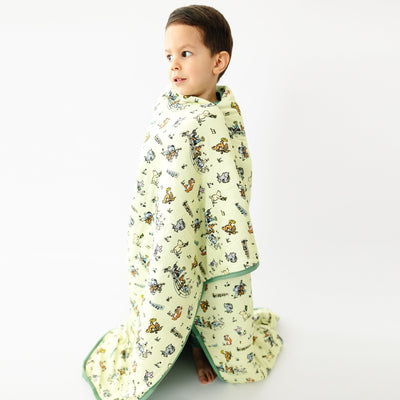 Pooh's Symphony Kids Blanket - Bam & Stitch
