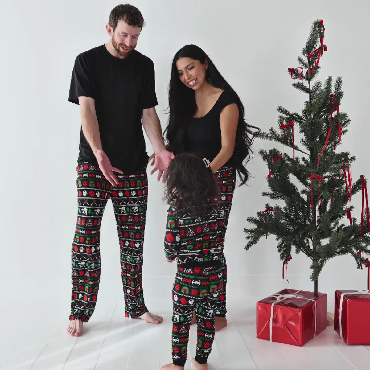 Video of the Merry Galaxy print in NextHug Bamboo