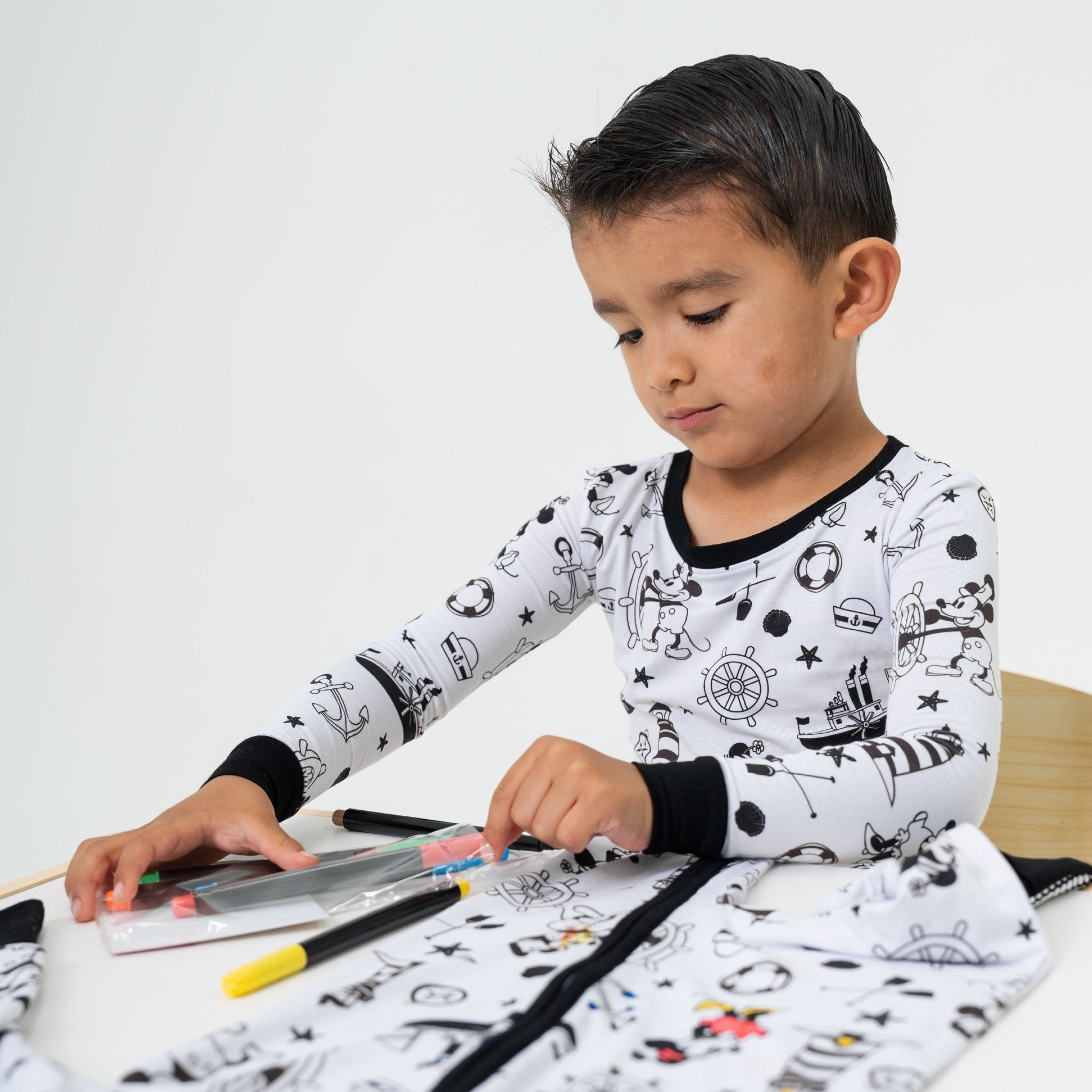 Steamboat Willie Pajamas | Vintage Long Sleeve PJs | Bam & Stitch