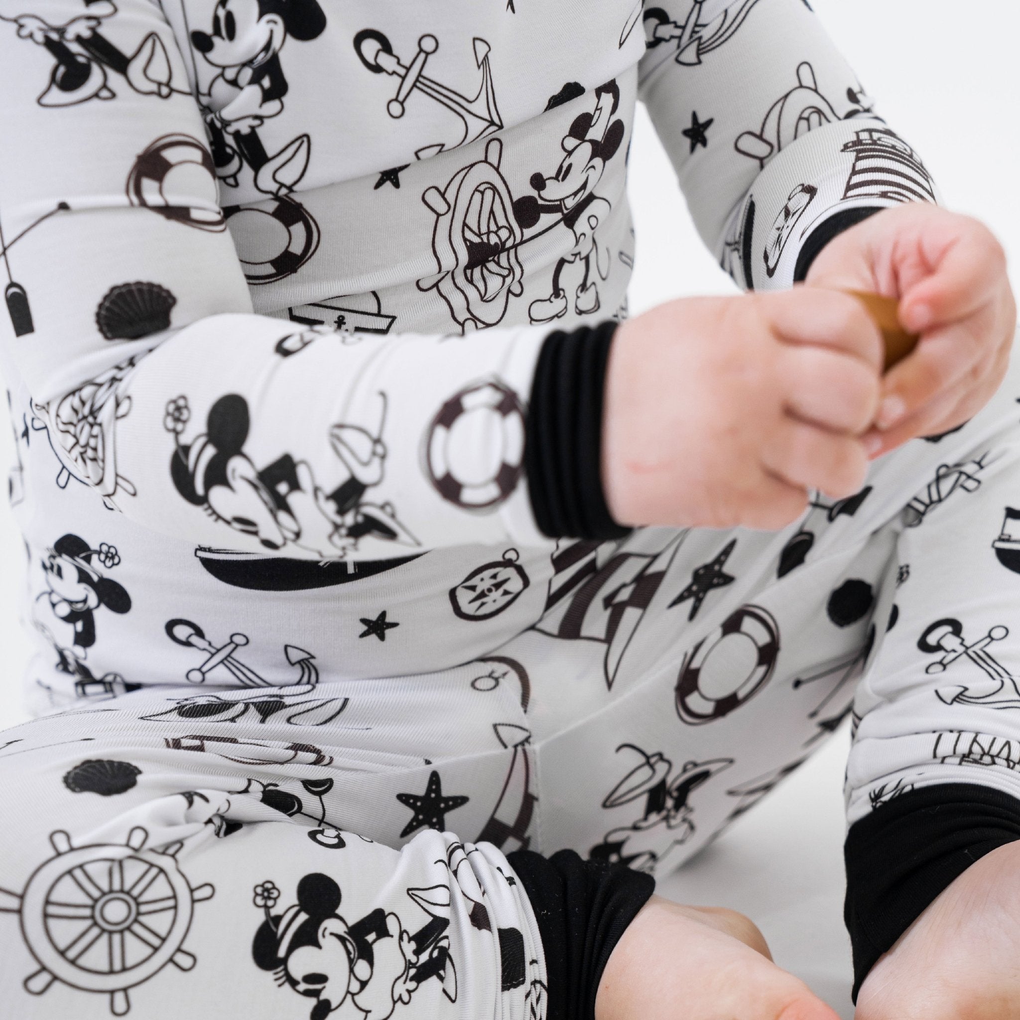 Steamboat Willie Pajamas | Vintage Long Sleeve PJs | Bam & Stitch