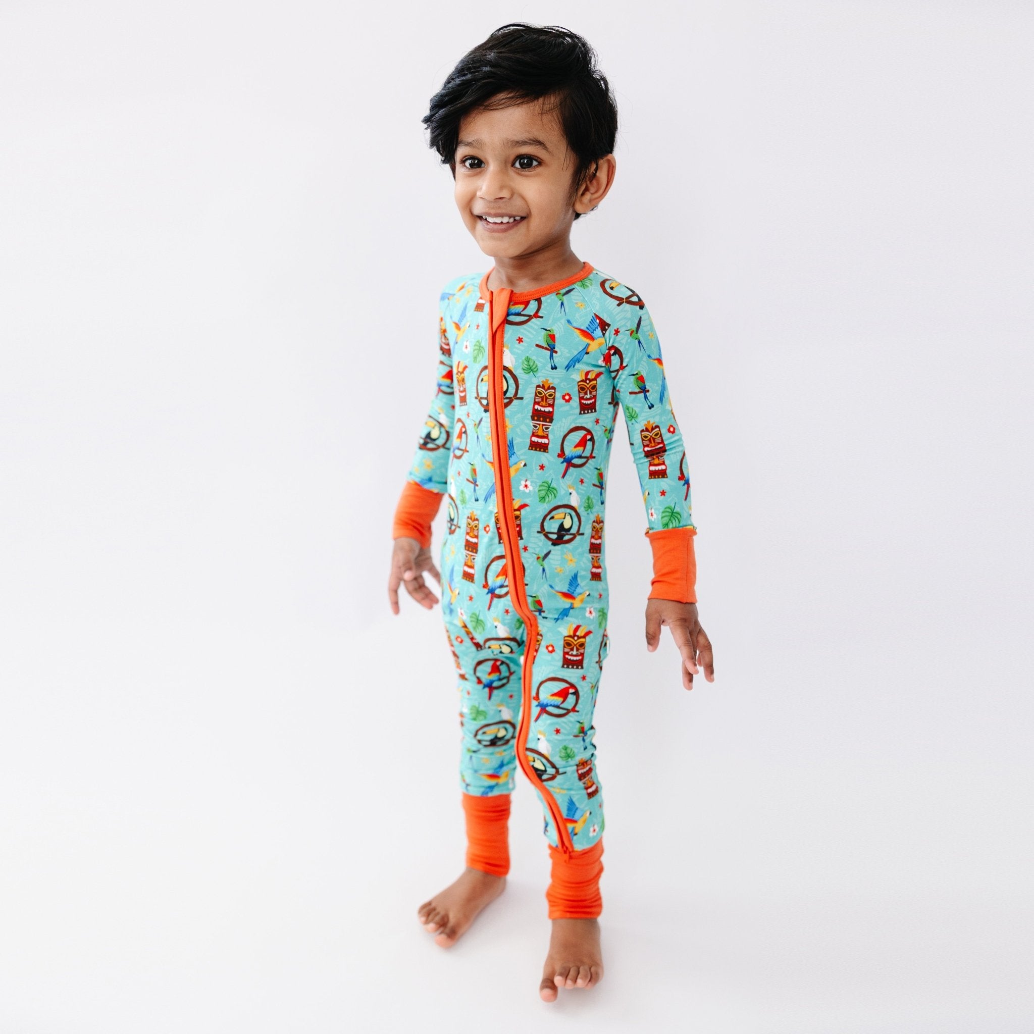 Tiki Party Convertible Romper - Bam & Stitch