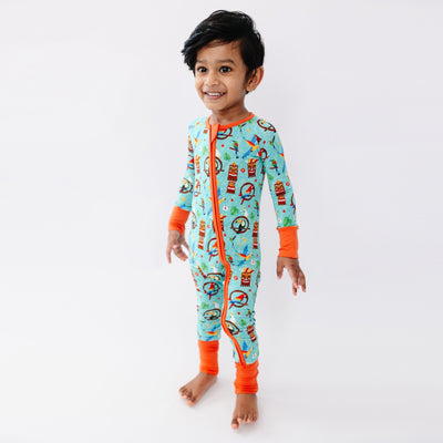 Tiki Party Convertible Romper - Bam & Stitch