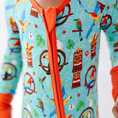 Tiki Party Convertible Romper - Bam & Stitch