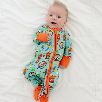 Tiki Party Convertible Romper - Bam & Stitch