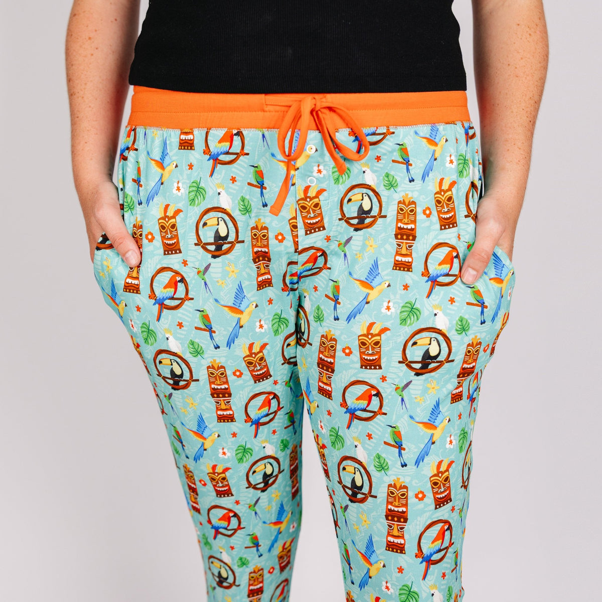 Tiki Party Women's Pajama Pants - Bam & Stitch