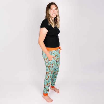 Tiki Party Women's Pajama Pants - Bam & Stitch