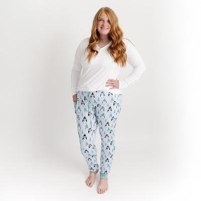 Winter Waddle Women's Pajama Pants - Bam & Stitch